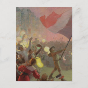 Herdenking van het nationaal festival van 1895 briefkaart