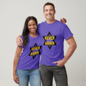 Herdenking van holocaust NOOIT OPNIEUW T-shirt (Unisex)