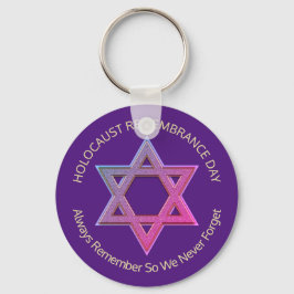 Herdenking van holocaust YOM HASHOAH Sleutelhanger