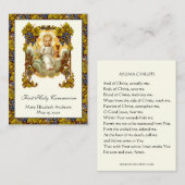 Herdenking van Jezus Chalice Visitekaartje (Voorkant / Achterkant)