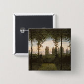 Herdenking van Johann Bremen Vierkante Button 5,1 Cm (Voorkant /achterkant)