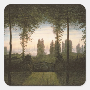 Herdenking van Johann Bremen Vierkante Sticker