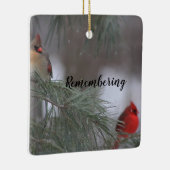 Herdenking van kardinaal keramisch sieraad keramisch ornament (Rechts)