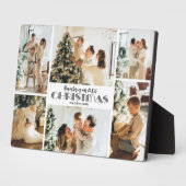Herdenking van kerstfoto collage fotoplaat (Zijkant)