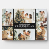 Herdenking van kerstfoto collage fotoplaat (voorkant)