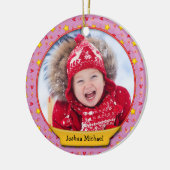 Herdenking van Kerstmis Herinneringen ・ Kunst en s Keramisch Ornament (Links)