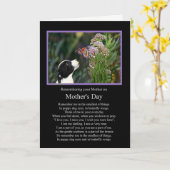 Herdenking van moederdag met Spiritueel gedicht Kaart (Gele Bloem)