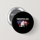 Herdenking van onze gestorven helden Amerikaanse v Ronde Button 5,7 Cm (Voorkant /achterkant)