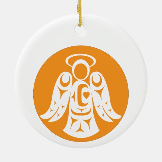 Herdenking van onze kinderen keramisch ornament (Achterkant)