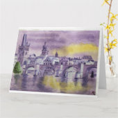 Herdenking van Praag Kaart (Gele Bloem)