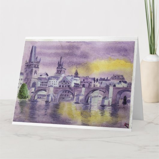 Herdenking van Praag Kaart (Voorkant)