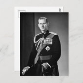 Herdenking van prins Philip 1921-2021 Briefkaart (Voorkant / Achterkant)