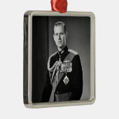 Herdenking van prins Philip 1921-2021 Metalen Ornament (Rechts)