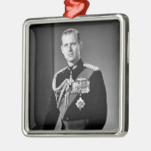 Herdenking van prins Philip 1921-2021 Metalen Ornament (Links)