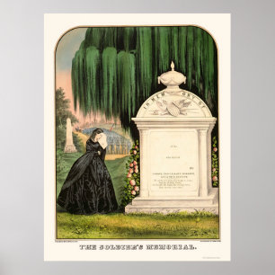 Herdenking van Soldaat in 1863 Poster