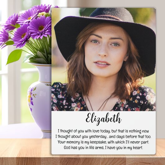 Herdenking van sympathie voor Memorial Foto Keepas Fotoplaat