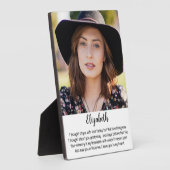 Herdenking van sympathie voor Memorial Foto Keepas Fotoplaat (Zijkant)