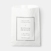 Herdenking van vogels | Pakket zaad Funeral Favo Bedankzakje (Voorkant)