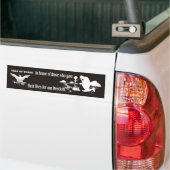 Herdenking Veteranenmonument Tranendal Bumpersticker (Op Truck)