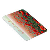 Herdenking Veterans Memorial Day Poppy Field Magneet (Rechterzijde)