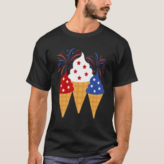 Herdenking vierde dag van de feestdag in juli t-shirt (Voorkant)