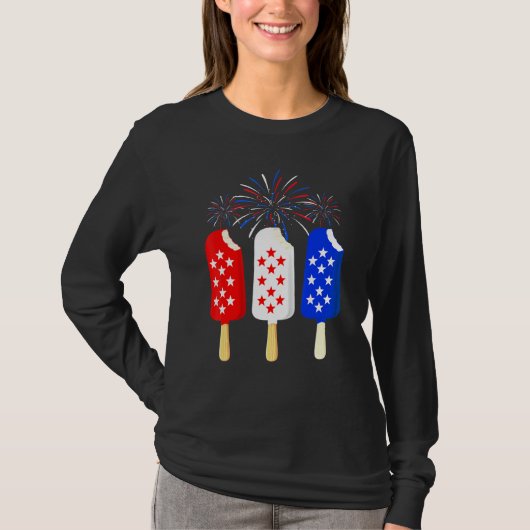 Herdenking vierde dag van de feestdag in juli t-shirt (Voorkant)
