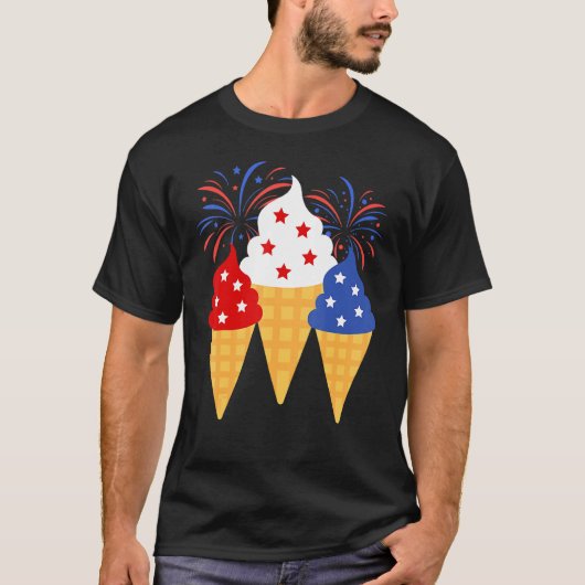 Herdenking vierde dag van de feestdag in juli t-shirt (Voorkant)
