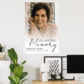 Herdenking Viering van het Leven Foto Begrafenis Poster (Thuiskantoor)