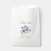 Herdenking Viola Zaad Funeral  Bedankzakje (Voorkant)