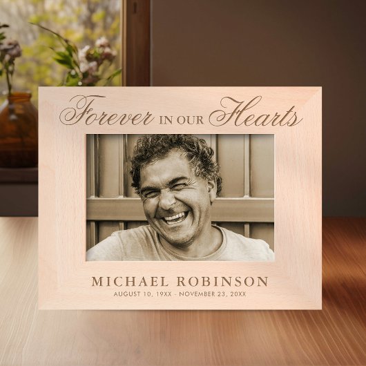 Herdenking voor altijd in ons hart gegraveerde lijstjes