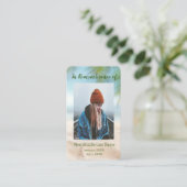 Herdenking Zee meer Pocket Beach Ocean Lake Visitekaartje (Staand voorkant)