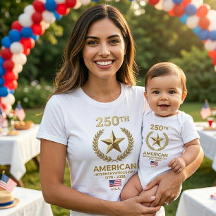 Herdenkings- 1776–2026 American Heritage 250th Romper