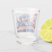 Herdenkings- 1776-2026 VS Semiquincentennial  Shot Glas (Achterkant)