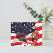 Herdenkings Dag d5 Briefkaart (Staand voorkant)