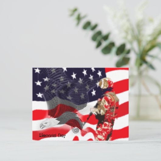 Herdenkings Dag d5 Briefkaart (Staand voorkant)