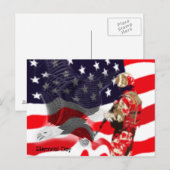 Herdenkings Dag d5 Briefkaart (Voorkant / Achterkant)