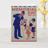 Herdenkings Dag Kaart (Gele Bloem)