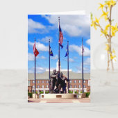 Herdenkings Dag Kaart (Gele Bloem)