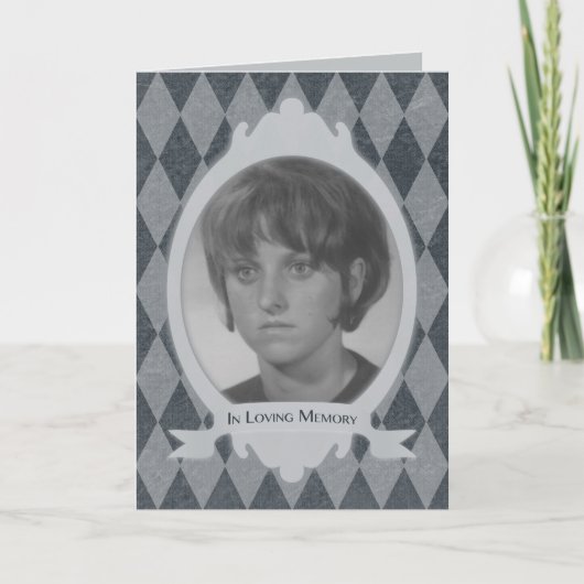 herdenkings de dienstuitnodigingen (Voorkant)