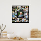 Herdenkings- IN LIEVEVOLLE HERINNERING 41 Fotocoll Poster (Keuken)