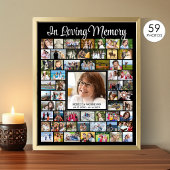 Herdenkings IN LOVENDE HERINNERING Script 59 Fotoc Poster