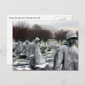 herdenkings-Koreaanse oorlog Briefkaart (Voorkant / Achterkant)