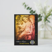 Herdenkings- of rouwkaart, gepersonaliseerd, Engel Briefkaart (Staand voorkant)