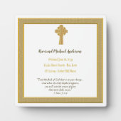 Herdenkings-ORDINATIE geschenk Priester Dominee Di Fotoplaat (Voorkant)