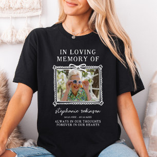 Herdenkings-T-shirt met boogframe – Altijd in onze T-shirt