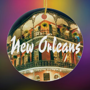 Herdenkingsaandenken New Orleans Keramisch Ornament