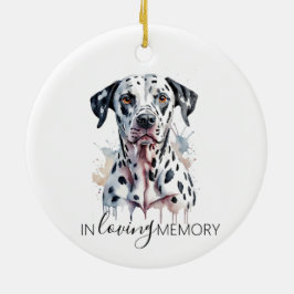 herdenkingsaquarel Dalmatisch Keramisch Ornament