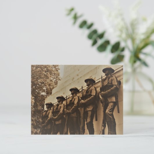 Herdenkingsbewakers Briefkaart (Staand voorkant)