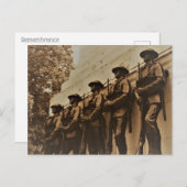 Herdenkingsbewakers Briefkaart (Voorkant / Achterkant)