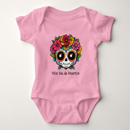 🌹Herdenkingsbloesem: Dia de Muertos Tributo Romper (Voorkant)